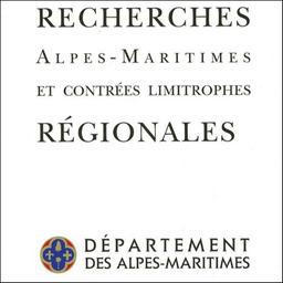 Recherches régionales Côte d'Azur et contrées limitrophes / Conseil Général des Alpes-Maritimes | Alpes-Maritimes. Archives départementales. Auteur
