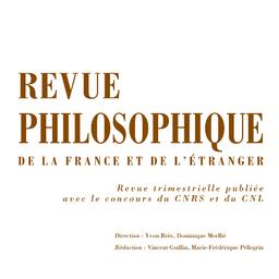 Revue philosophique de la France et de l'étranger / dir. par Th. Ribot | 
