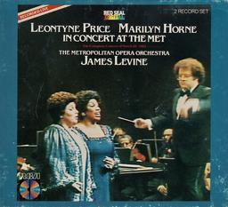 Leontyne Price, Marilyn Horne in concert at the Met : the complete concert of March 28, 1982 / Mozart, Handel, Verdi... [et al.], comp.osition | Price, Leontyne (1927-....). Chanteur