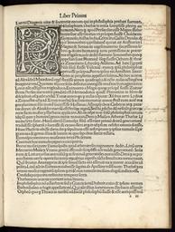 Vitae et sententiae philosophorum, Diogene Laertie auctore, opus editum a Benedicto Brognolo, Ambrosio Camaldulensi interprete | Diogène Laërce (02..-02..). Auteur