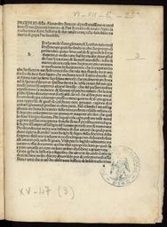 Proemio di ser Alexandro Braccio ... sopra la traductione duna Historia di due ama[n]ti composta ... di papa Pio secundo | Pie II (1405-1464) - pape