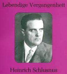 Hans Heiling : an jenem Tag : Sonst spielt ich : Blick' ich umher ; Wie Todesahnung Dämm'rung / Heinrich Schlusnus, Baryton | Schlusnus, Heinrich (1888-1952). Chanteur