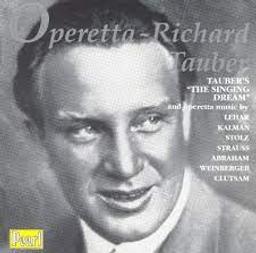 Operetta : Tauber's "The Singing dream" and operetta music / Richard Tauber, Ténor | Tauber, Richard (1891-1948). Chanteur