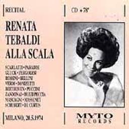 Renata Tebaldi alla Scala : Milano, 20.5.1974 / Renata Tebaldi, Soprano | Tebaldi, Renata (1922-2004). Chanteur