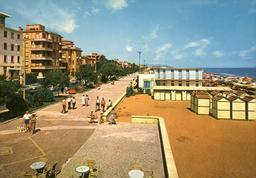 Pescara - A côté de la mer - la plage : [carte postale] | 