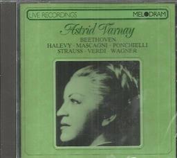 Recital / Astrid Varnay, Soprano | Varnay, Astrid (1918-2006). Chanteur