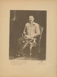 L' archiduc Ferdinand d'Autriche dont l'assassinat à Sarajevo en 1914 fut le pretexte de l'ultimatum de l'Autriche à la Serbie : [reproduction] / [inconnu] | 