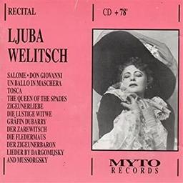 Recital : Lieder / Ljuba Welitsch, Soprano | Welitsch, Ljuba (1913-1996). Chanteur