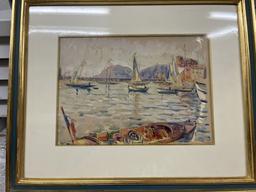 La Croisette = Association des Beaux-Arts de Cannes - 23e Exposition Internationale - 1930 : [peinture] / Edouard Fer | Fer, Edouard de (1887-1959). Artiste